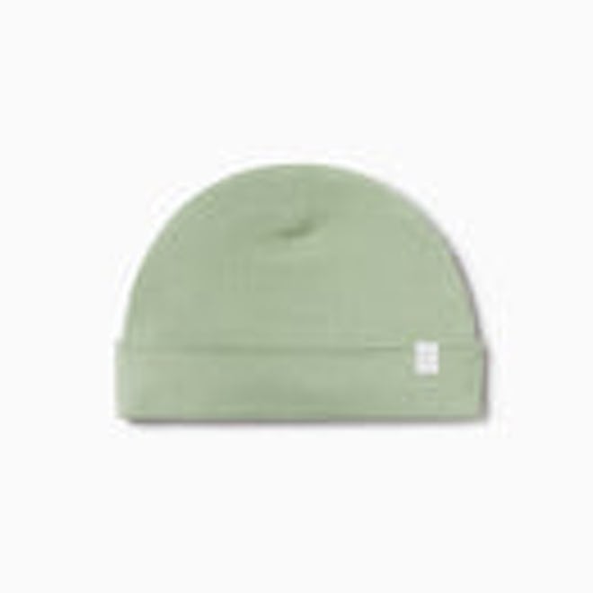 Green Ribbed Hat, a cute baby st patricks day outfit accessory