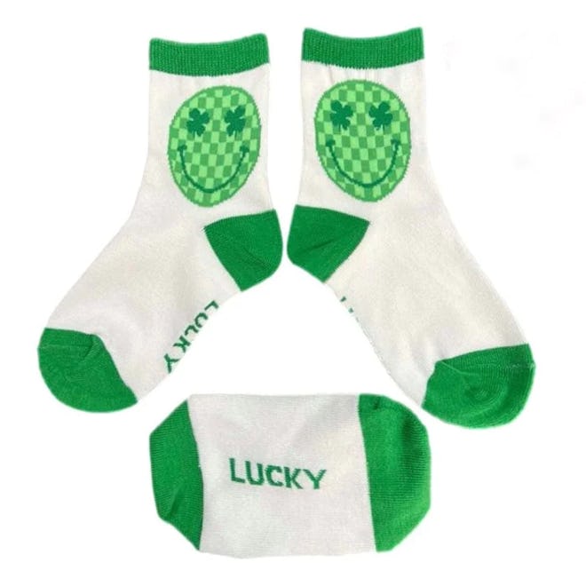 Feeling Lucky Kids Socks for st patricks day kids accessories