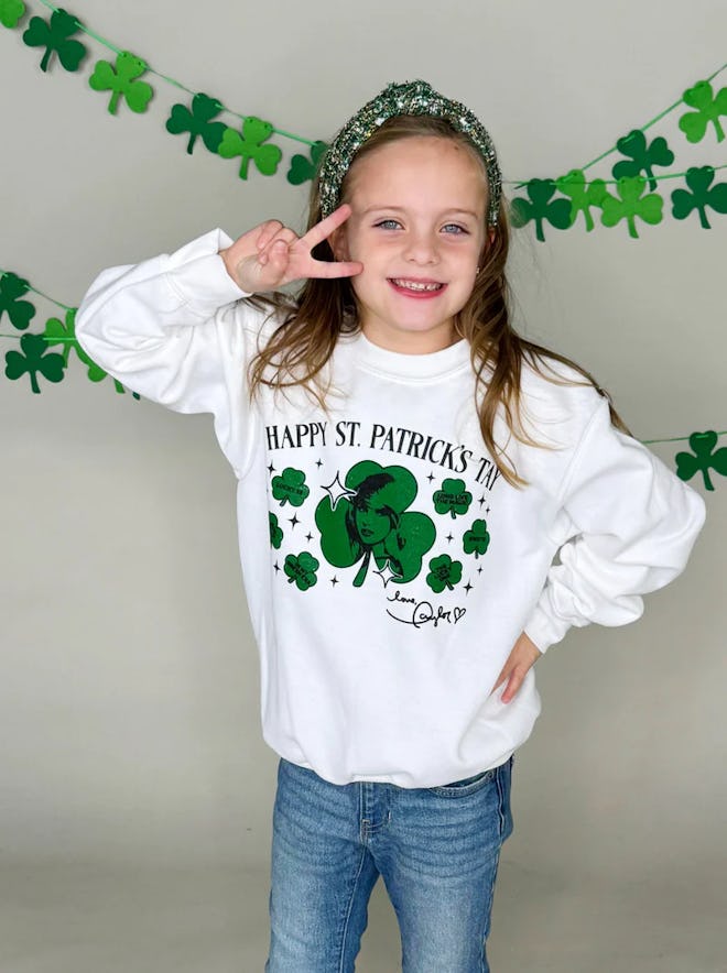 Happy St. Patrick's Tay Taylor Swift Youth Sweatshirt