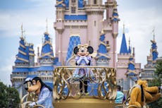 Minnie Mouse takes center stage at one of the parades held at Magic Kingdom in Florida's Disney Worl...
