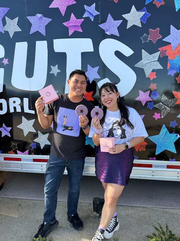Olivia Rodrigo fans should check out the 'GUTS' cookie at Crumbl before going to the tour. 
