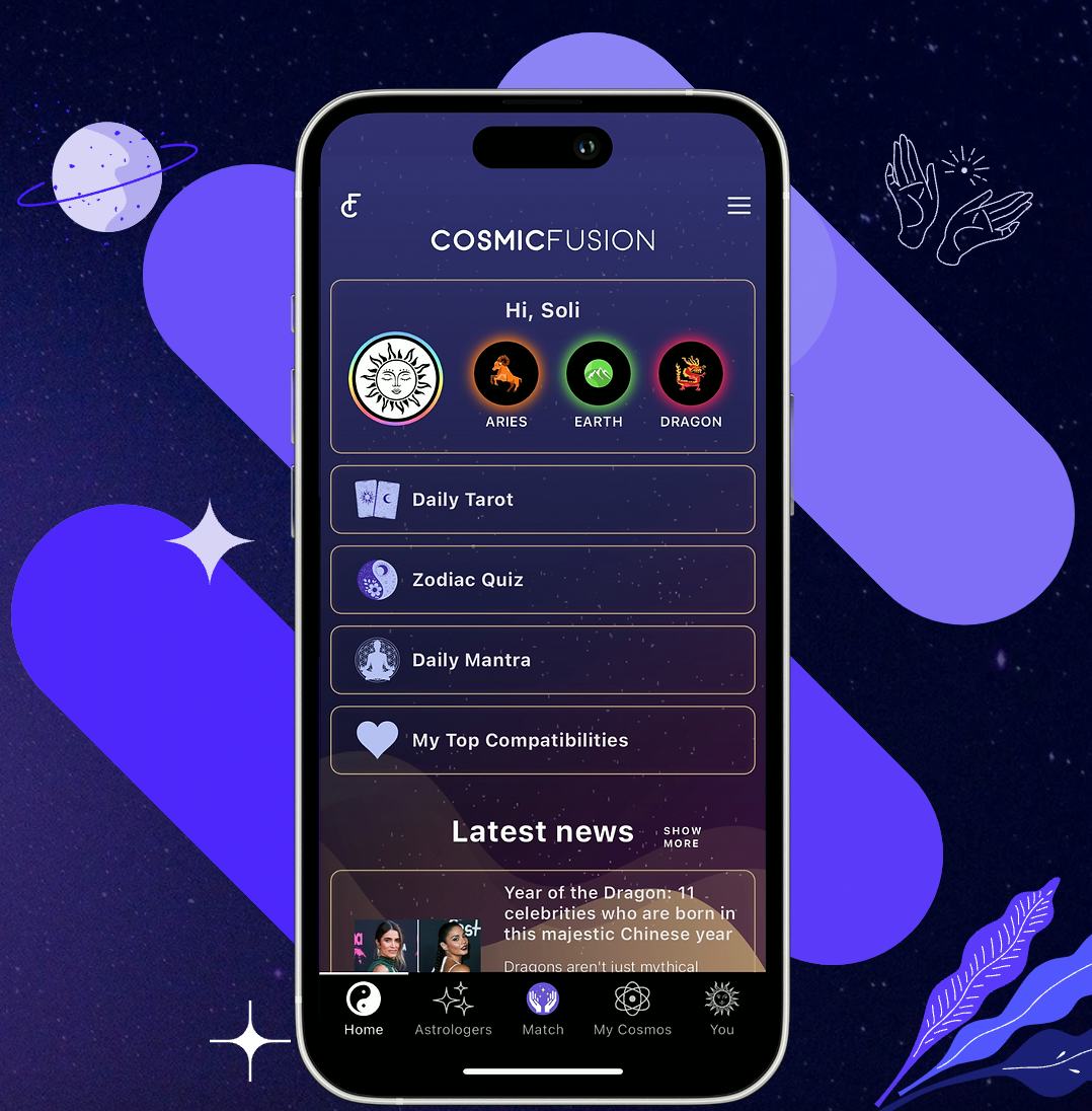 Cosmic Fusion app review.