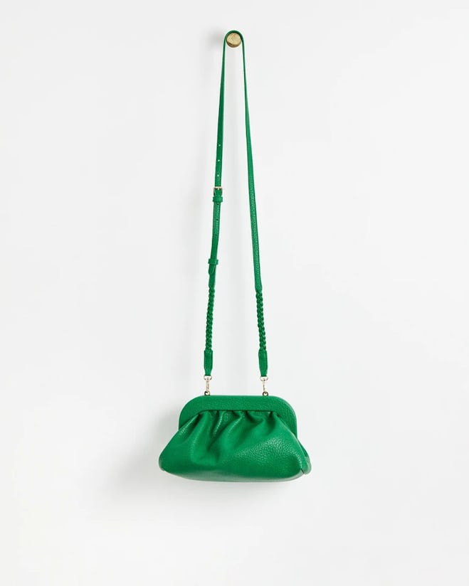Green Clutch Bag with strap, a cute accessory for St. Patrick's Day outfits for women