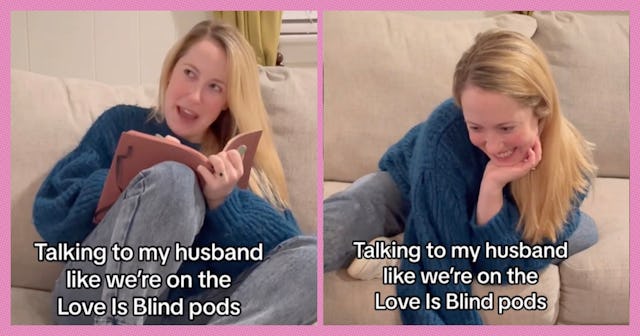 A Chicago-based comedian gave her take on a married lady dating her husband in the Love Is Blind pod...