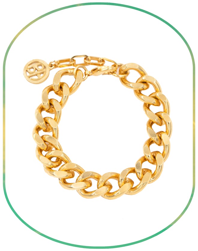 Ben-Amun Chunky Gold Chain Ankle Bracelet