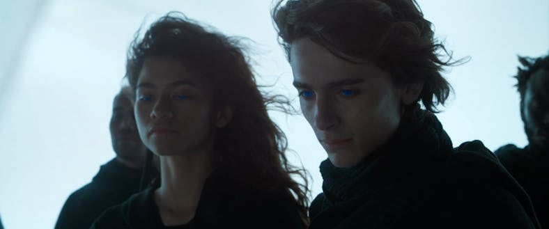 Zendaya and Timothée Chalamet in 'Dune: Part One'