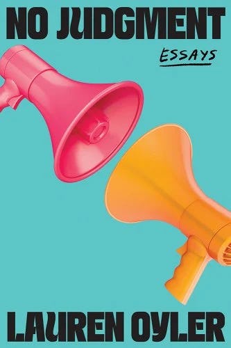 Cover of &lsquo;No Judgement&rsquo; by Lauren Oyler.