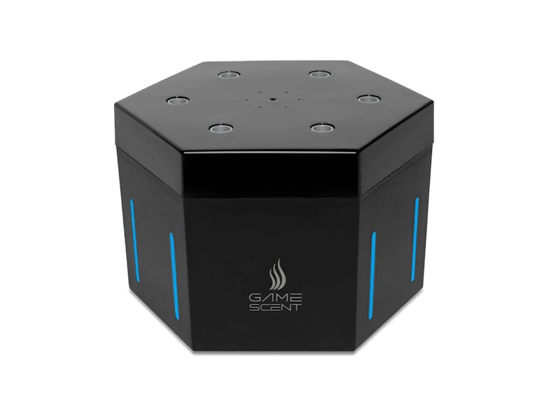 GameScent smell box for smelling video games.