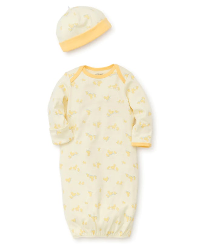 Little Ducks Sleeper Gown and Hat, the perfect newborn easter pajamas