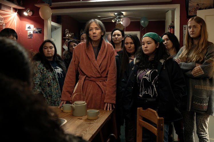 Multiple Ennis women stand in a kitchen together in 'True Detective: Night Country' Episode 6