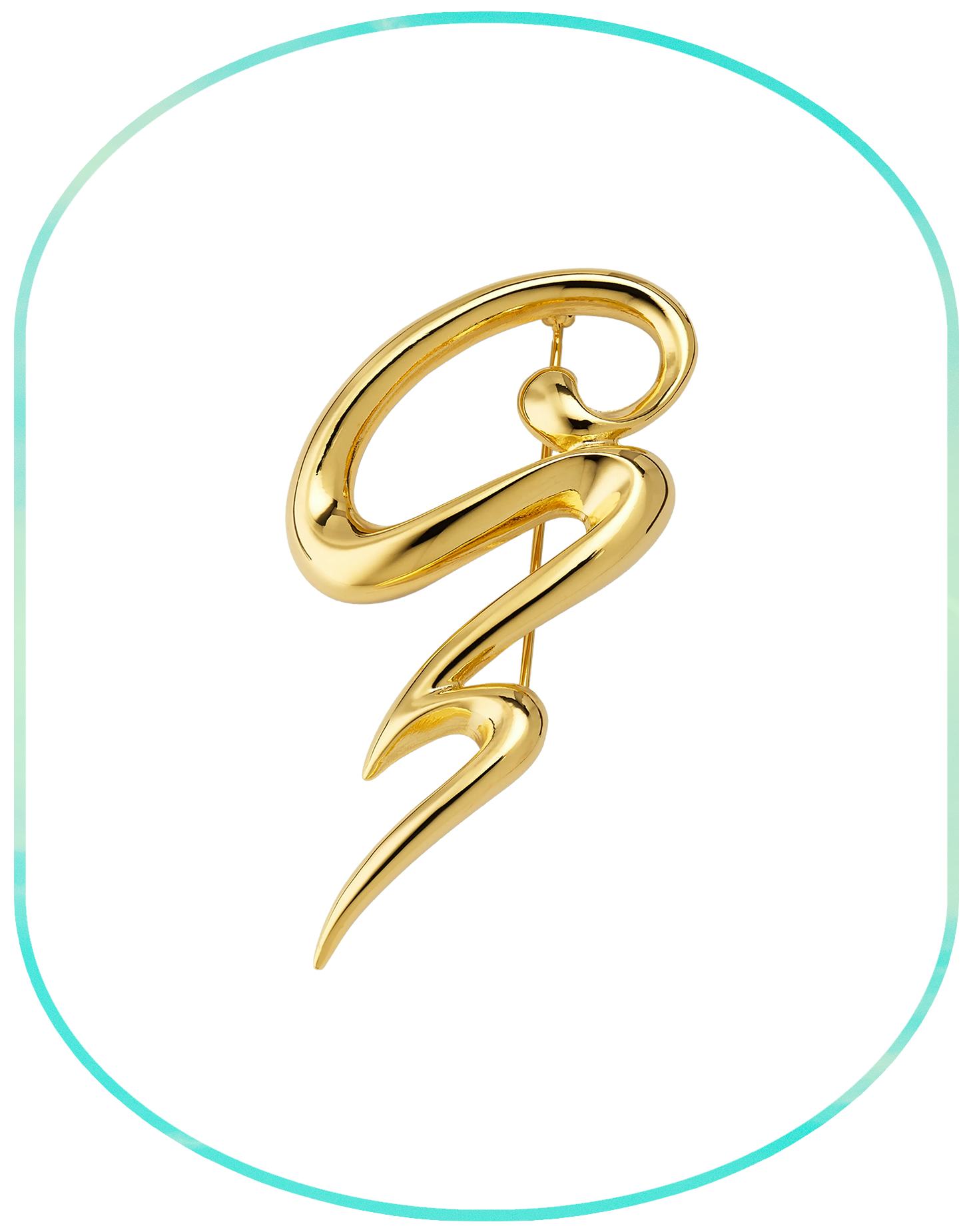 Ben-Amun 24k Gold Electroplate Pin