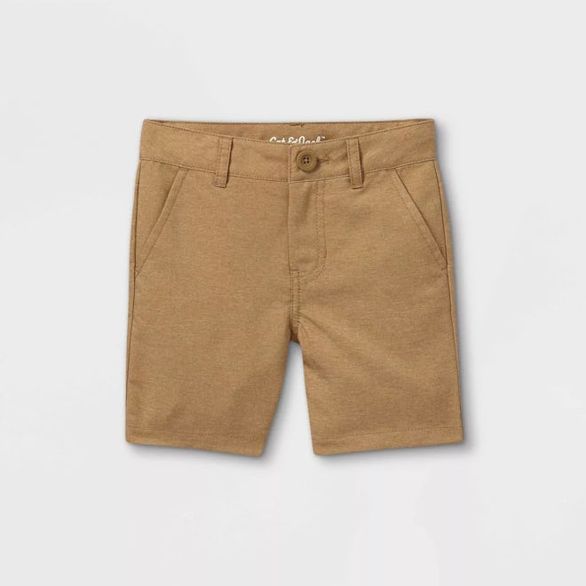 Cat & Jack Toddler Boys' Woven Quick Dry Chino Shorts, a great base for easter 2024 outfits for kids...