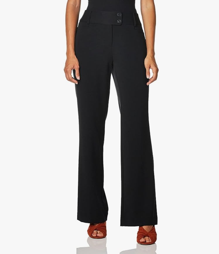 Rafaella Curvy Fit Gabardine Bootcut Pants