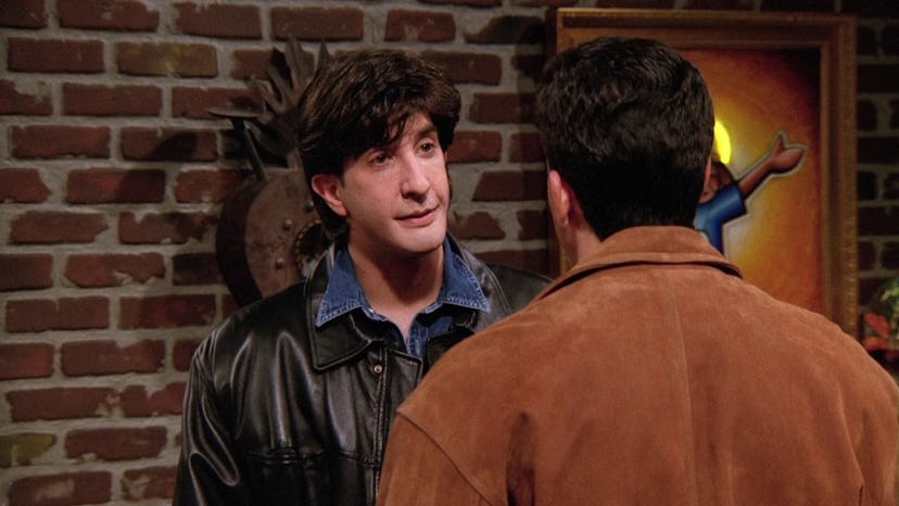 'Friends' Ross Geller and his lookalike Russ. 