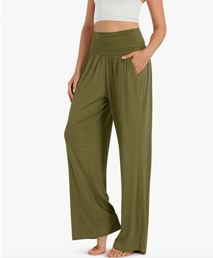 ODODOS Wide-Leg Palazzo Lounge Pants