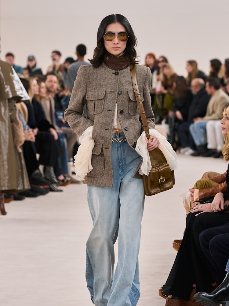a look from Chloé's fall 2024 paris fashion week show collection