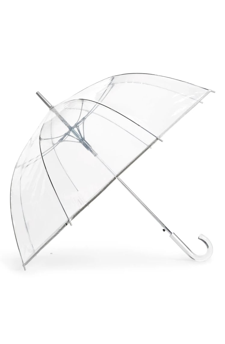 Auto Open Stick Clear Dome Umbrella