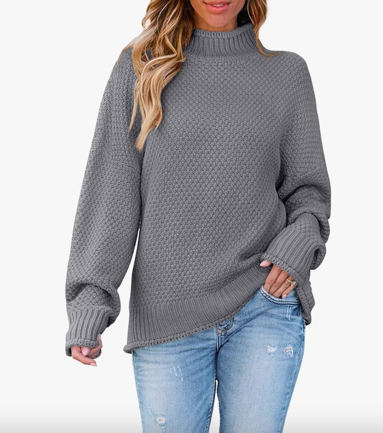 ZESICA Chunky Knit Pullover Sweater