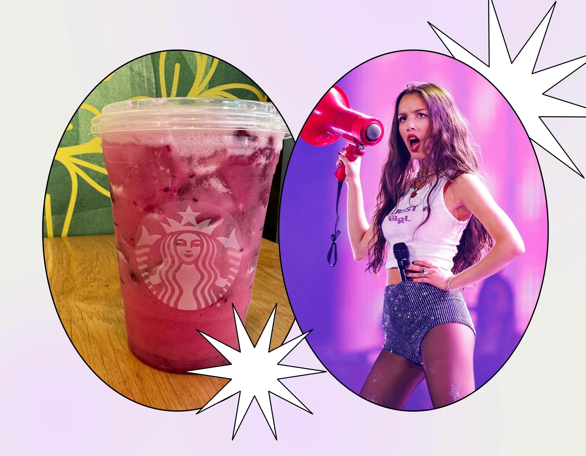 I tried TikTok's secret menu Starbucks 'GUTS' drink inspired by Olivia Rodrigo's album and tour.