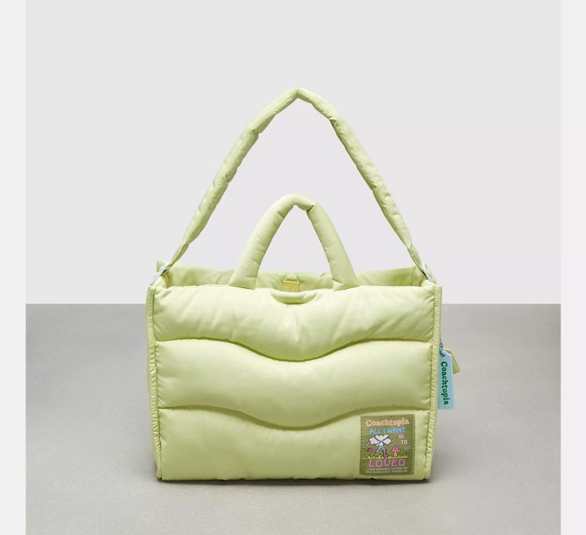 Quilted Wavy Tote