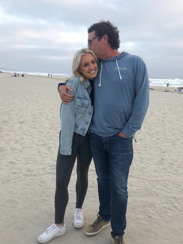 Daisy Kent and her dad. Screenshot via Instagram