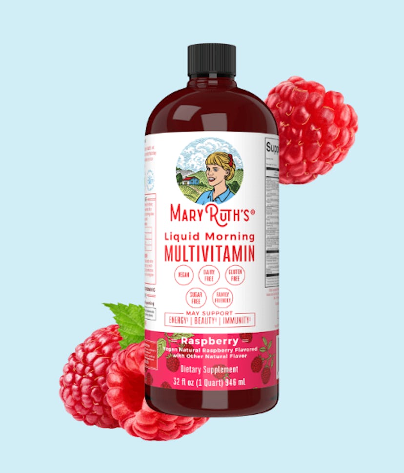 MaryRuth's Liquid Morning Multivitamin, Raspberry, 32 Fl. Oz.