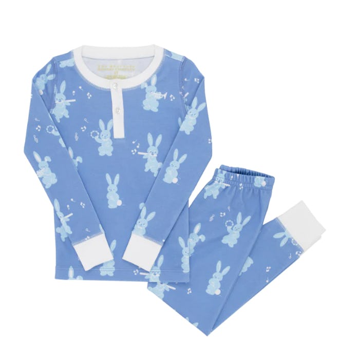 Blue bunny easter 2024 pajamas for toddlers and kids