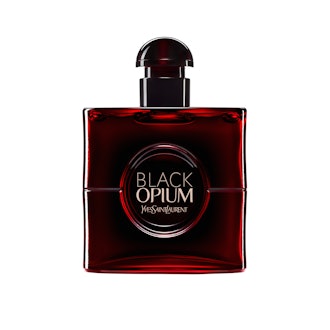 YSL Beauty Black Opium Eau de Parfum Over Red