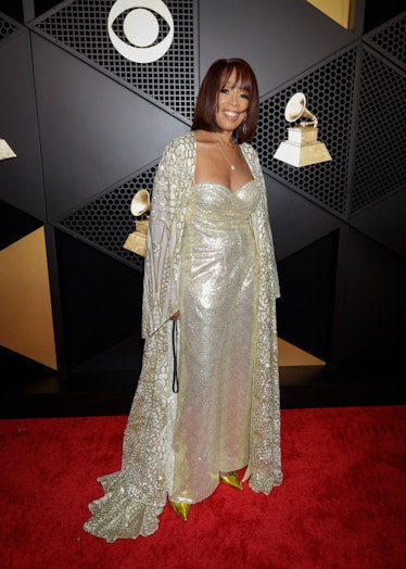 Gayle King arrives at The 66th Annual Grammy Awards, airing live from Crypto.com Arena in Los Angele...