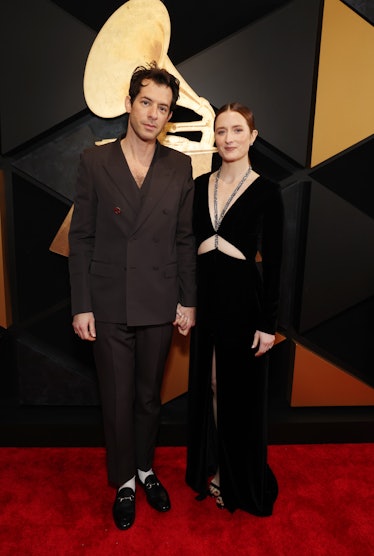 Mark Ronson and Grace Gummer attend the 66th GRAMMY Awards at Crypto.com Arena on February 04, 2024 ...