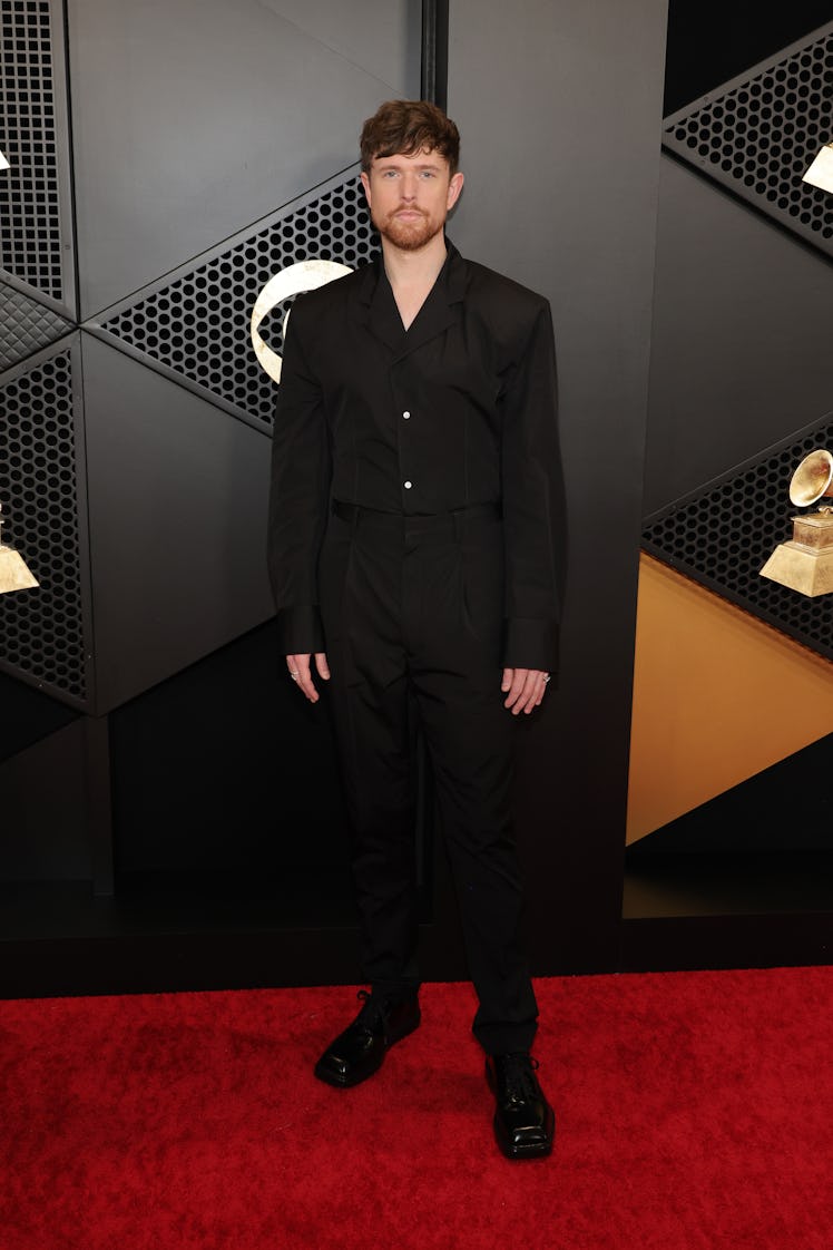 James Blake attends the 66th GRAMMY Awards at Crypto.com Arena on February 04, 2024 in Los Angeles, ...