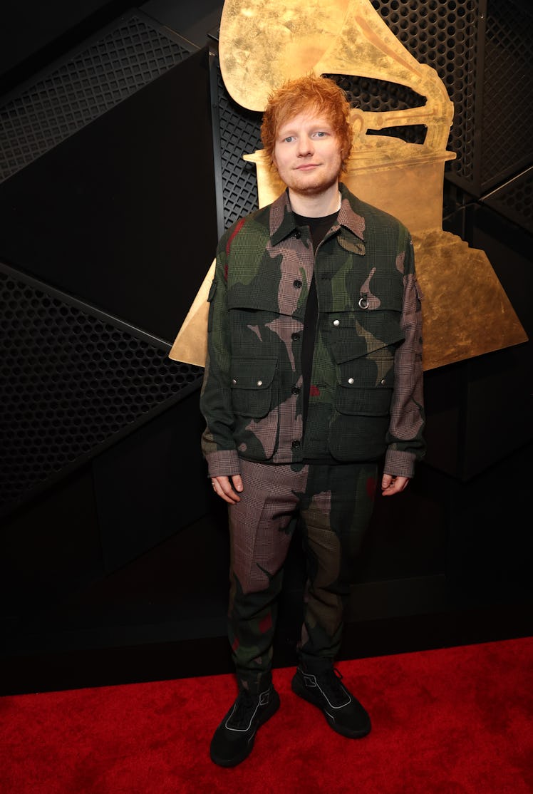 Ed Sheeran attends the 66th GRAMMY Awards at Crypto.com Arena on February 04, 2024 in Los Angeles, C...