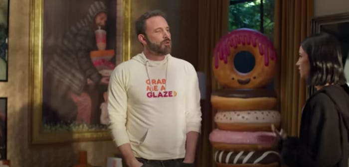 Ben Affleck has a new Dunkin' Donuts commercial.