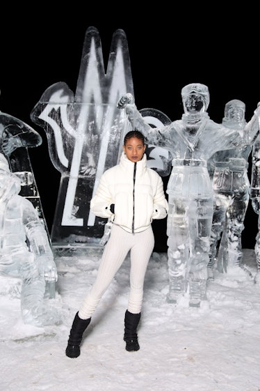 willow smith at the moncler show in switzerland