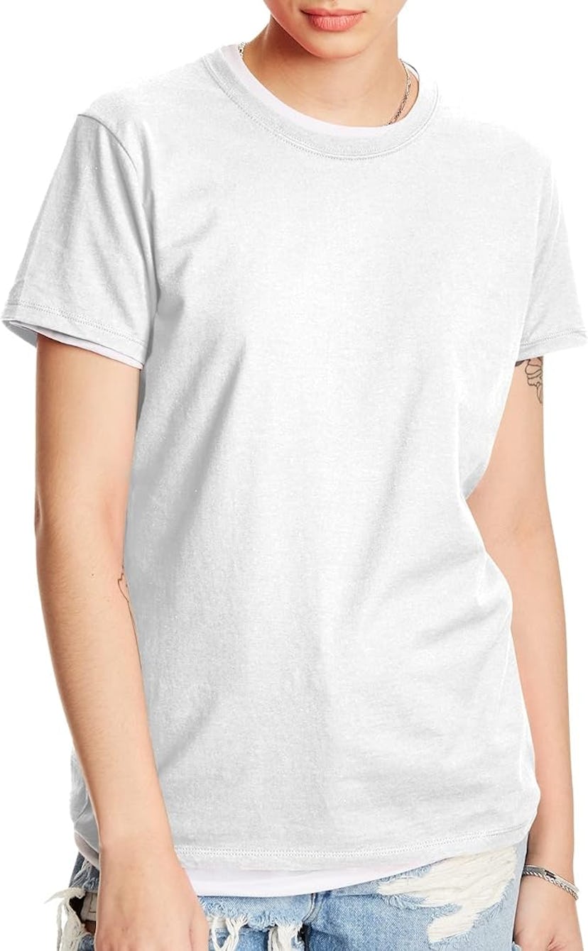 Hanes Women's Perfect-T Cotton Crewneck T-Shirt