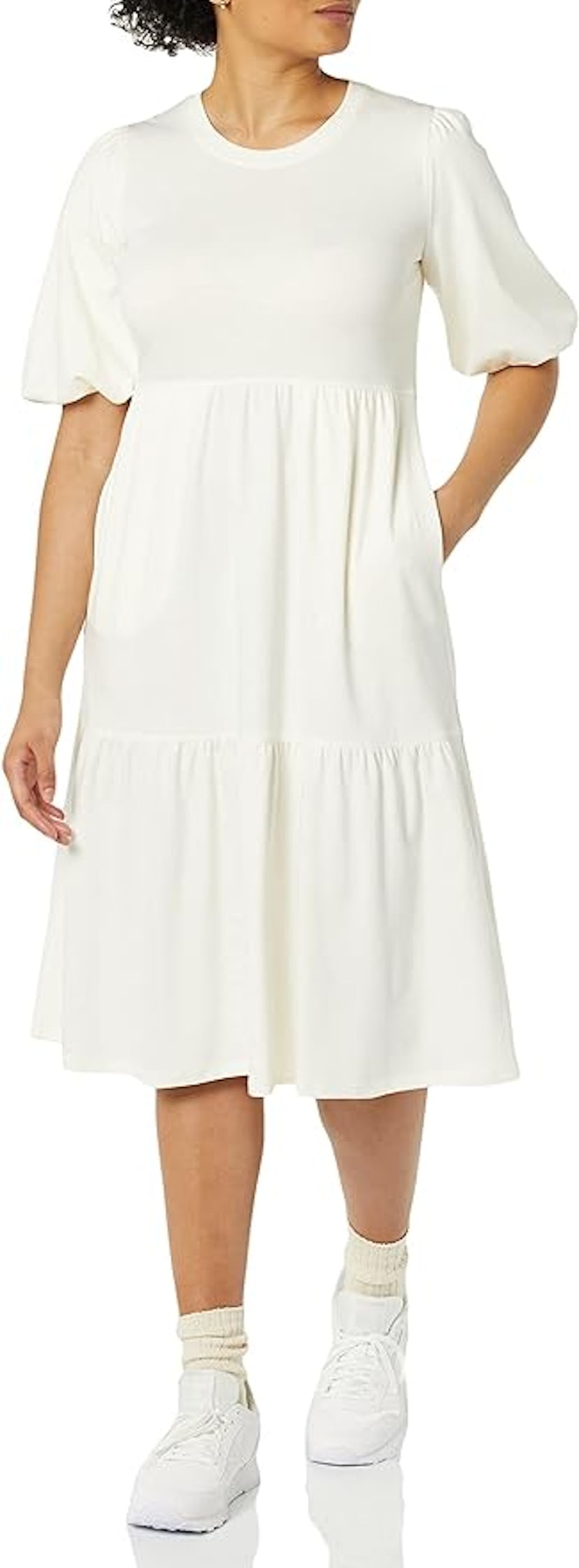 Amazon Essentials Organic Cotton Fit and Flare Dress