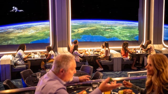 Space 220 is one of many immersive dining experiences at Disney World.