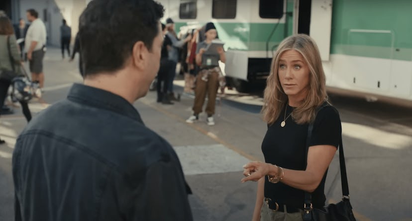 David Schwimmer and Jennifer Aniston.