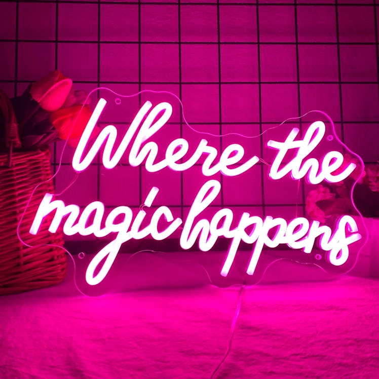 SIGNCLUBS Where the Magic Happens Neon Sign