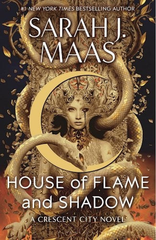 'House of Flame and Shadow' by Sarah J. Maas, a romantasy book currently viral on tik tok