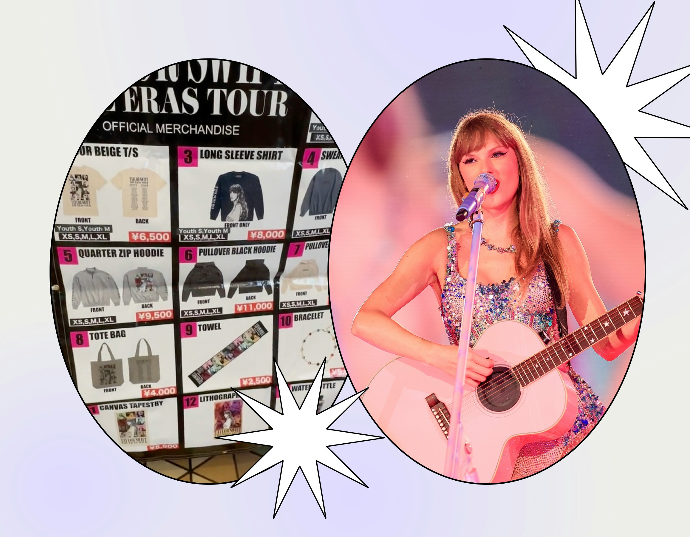 Taylor Swift The Eras Tour Felpa Merchant, taylor swift felpa
