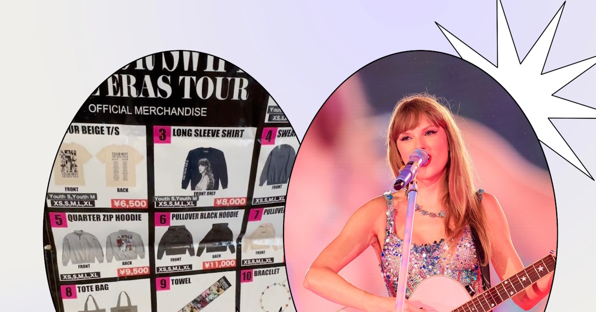 Taylor Swift The Eras Tour Felpa Merchant