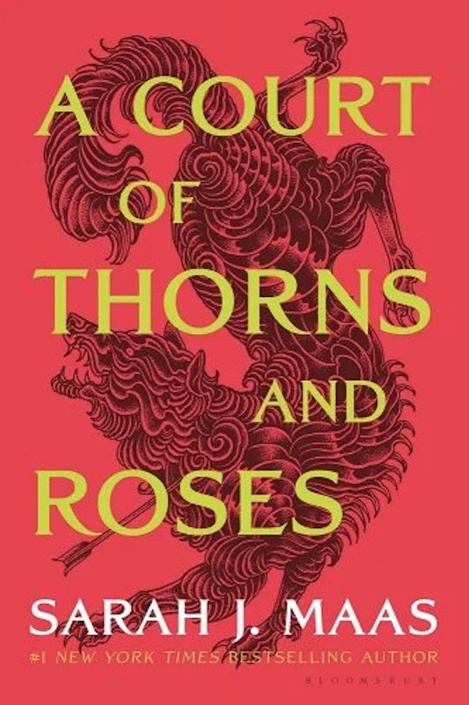 'A Court of Thorns and Roses' by Sarah J. Maas, one of the romantasy books going viral on Tik Tok.