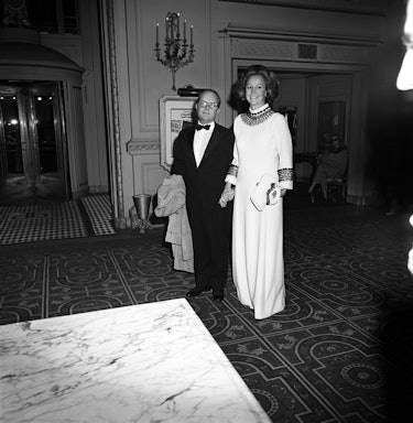 Truman Capote ve Katharine Graham, 1966'da Siyah Beyaz Balosunda