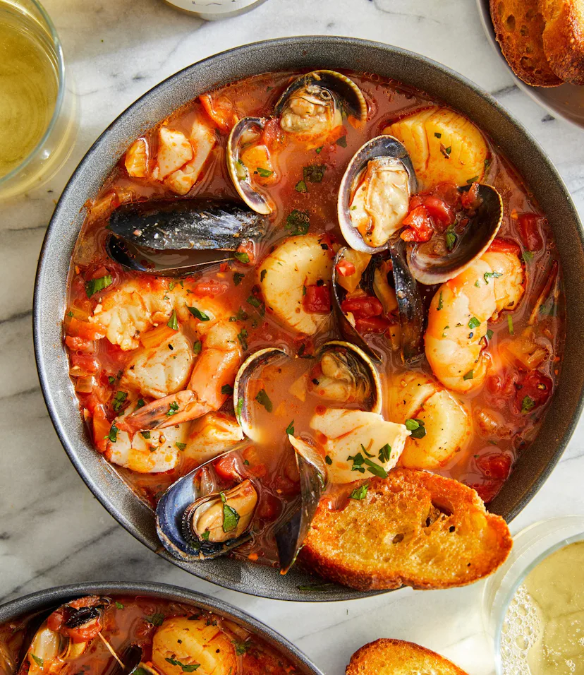 easy cioppino seafood stew for the 49ers super bowl recipes