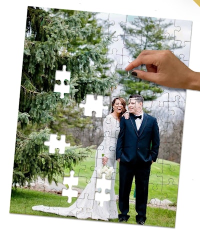 JIGGY 500-Piece Personalized Puzzle, a fun idea when thinking about Valentine's Day games for couple...