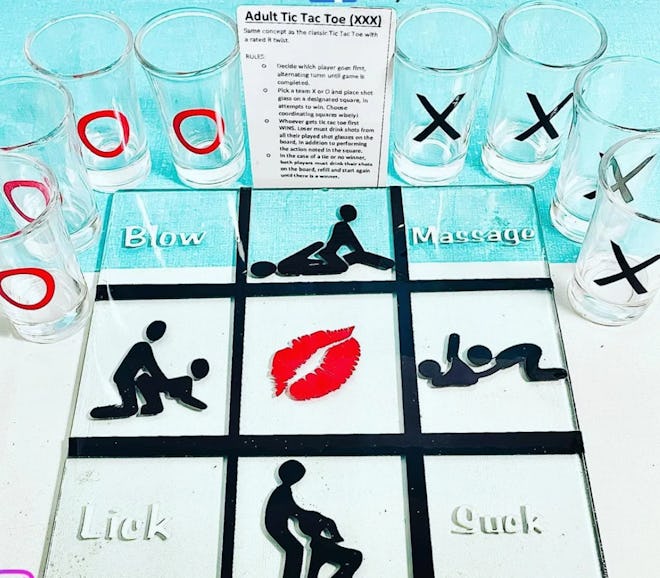Adult Tic Tac Toe, a sexy Valentine's Day game for couples