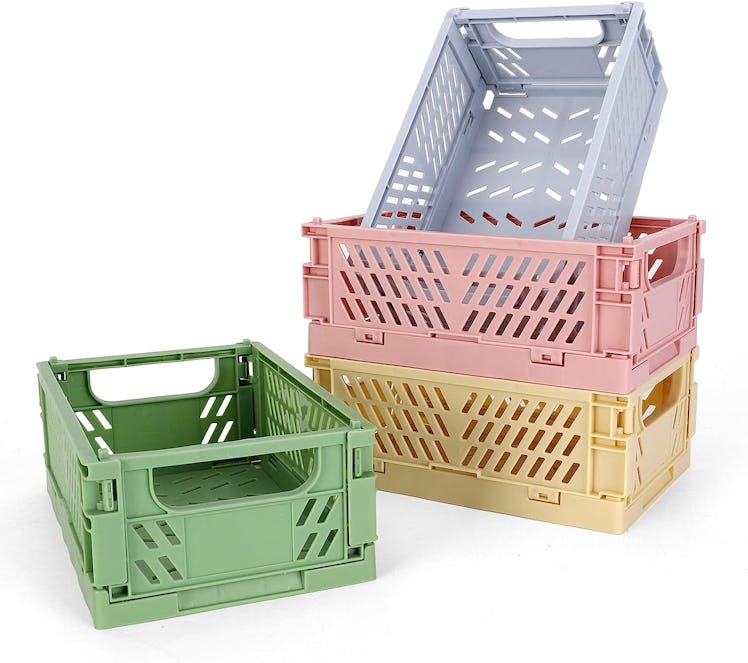 NASHRIO Mini Plastic Baskets (4-Pack)