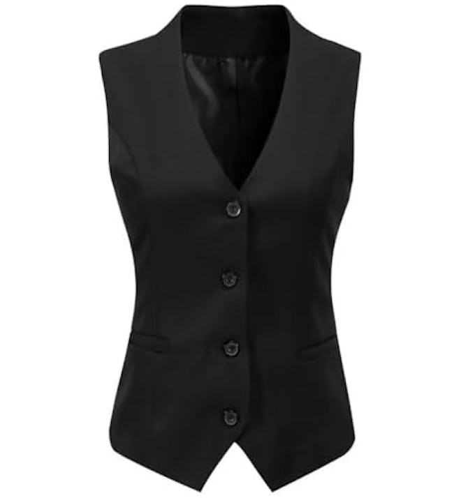 Foucome Fitted Vest Waistcoat