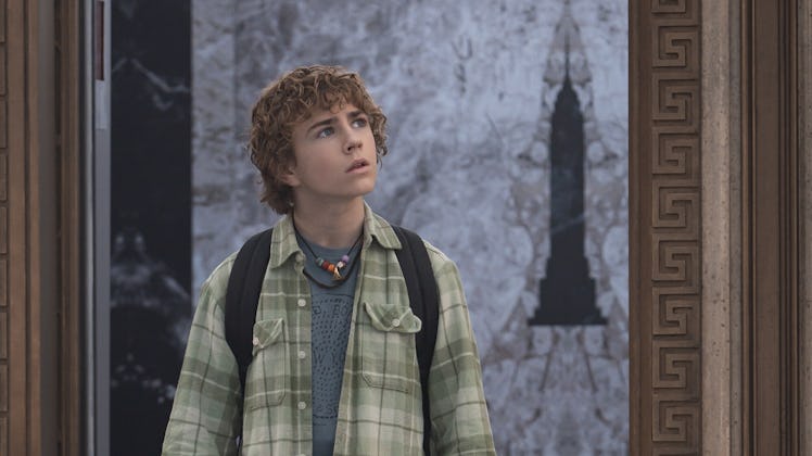 Walker Scobell as Percy Jackson in the Season 1 finale of 'Percy Jackson and the Olympians'